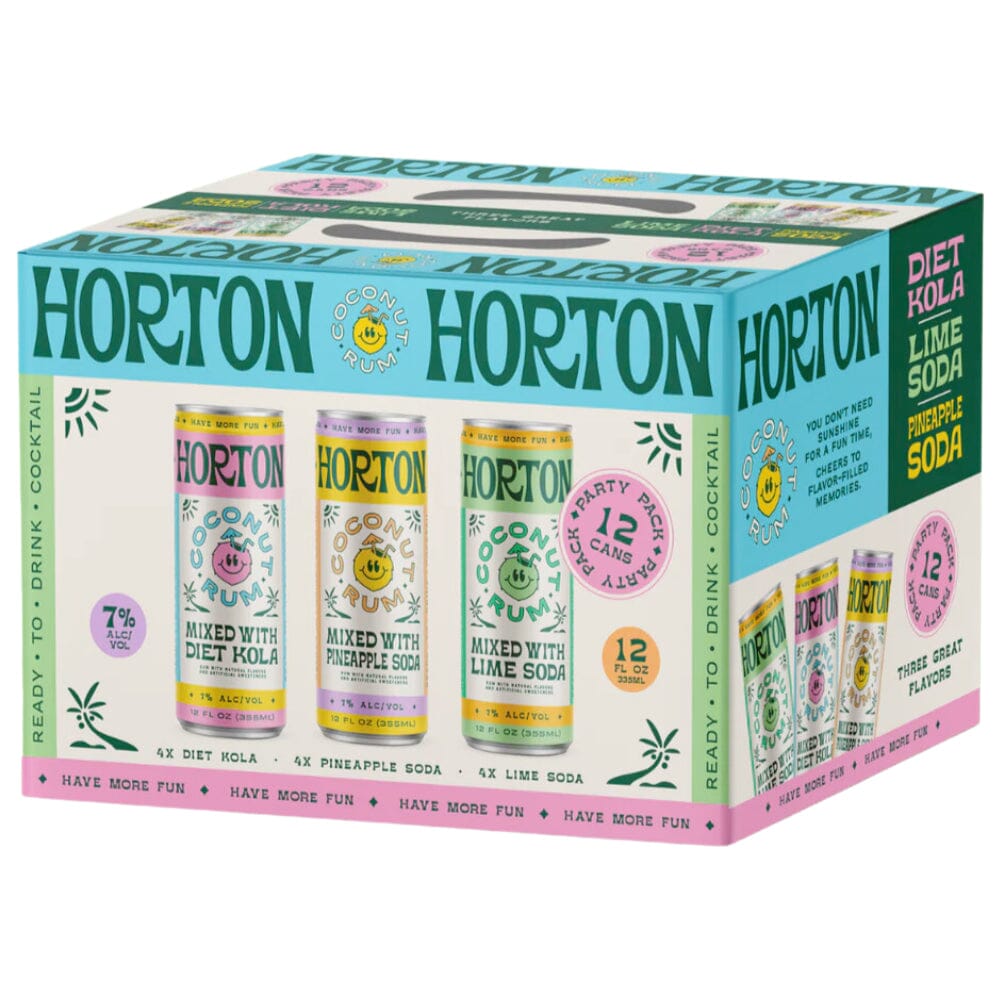 Horton Coconut Rum Party Pack 12pk By Krista Horton Ready-To-Drink Cocktails Horton 