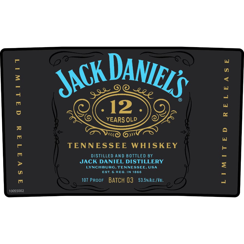 Jack Daniel's 12 Year Old Batch 03 Limited Release Tennessee Whiskey Jack Daniel's 
