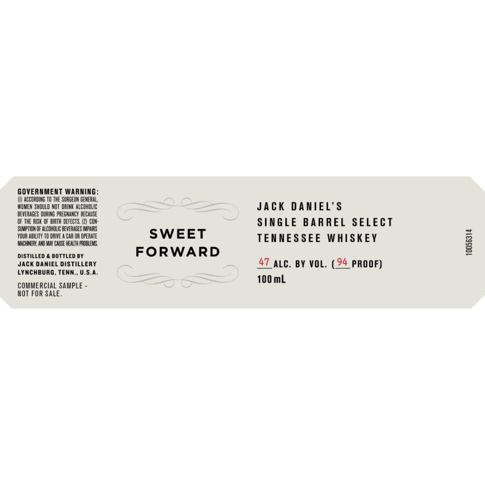 Jack Daniel’s Sweet Forward Single Barrel Select Tennessee Whiskey Tennessee Whiskey Jack Daniel's 