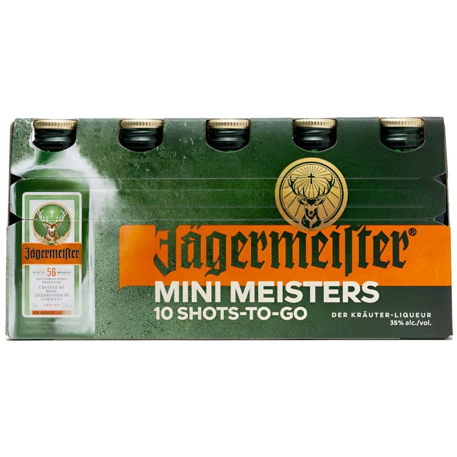 Jagermeister Mini Meisters 20mL 10 Pack Liqueur Jagermeister 