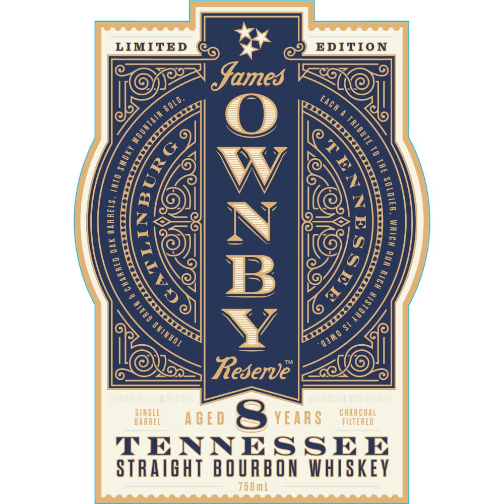 Ole Smoky James Ownby Reserve 8 Year Old Tennessee Bourbon Straight Bourbon Whiskey Ole Smoky 