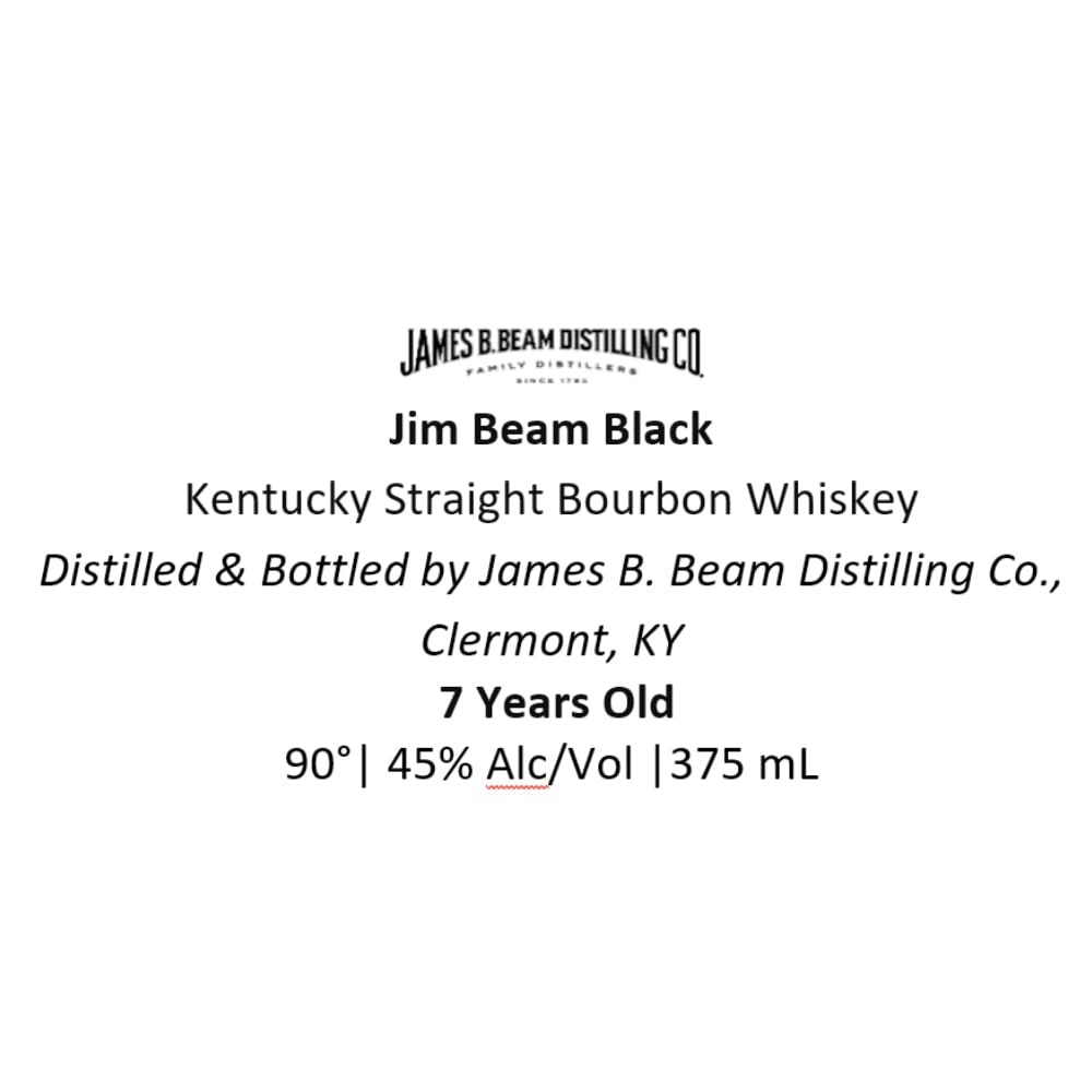 Jim Beam Black 7 Year Old Bourbon Bourbon Jim Beam 