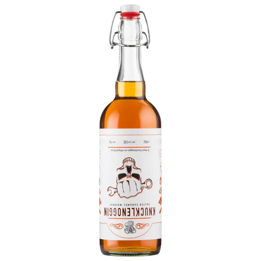 Knucklenoggin Salted Caramel Whiskey Flavored Whiskey Knucklenoggin 