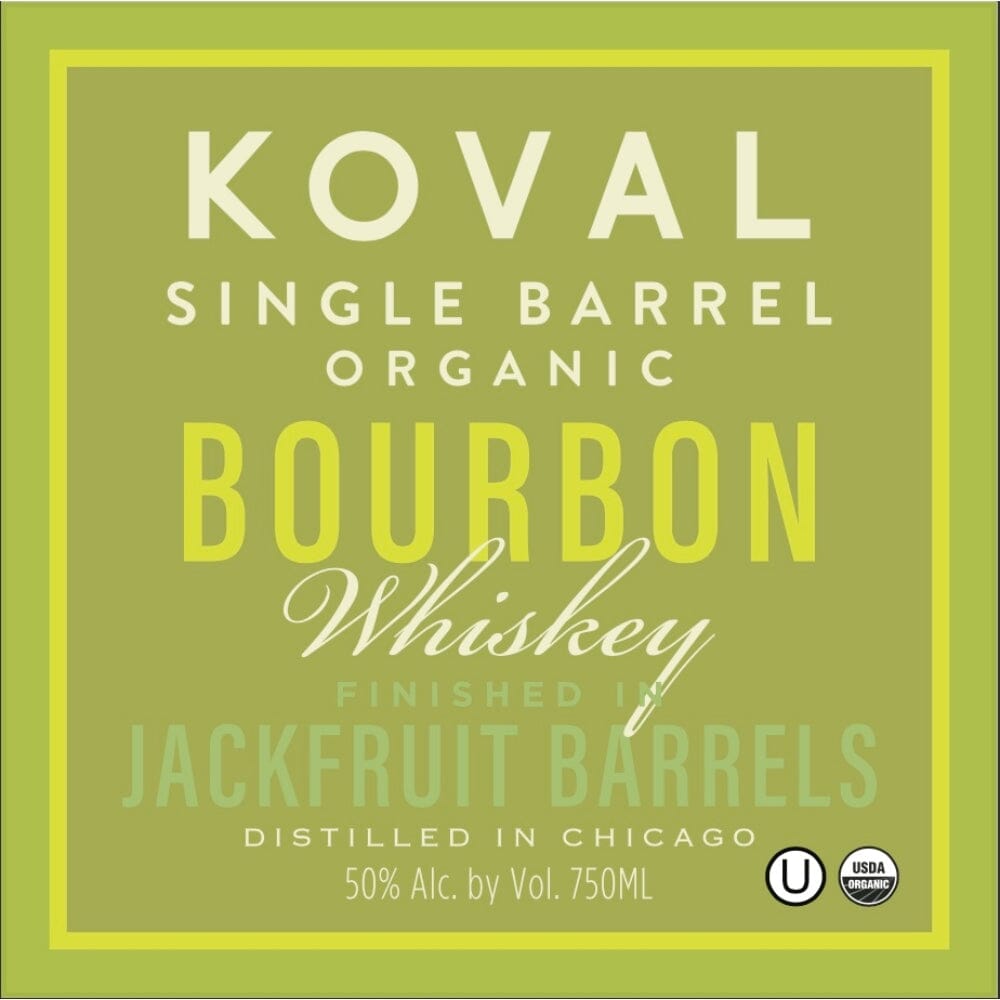 Koval Single Barrel Organic Bourbon Finished in Jackfruit Barrels Bourbon Koval 