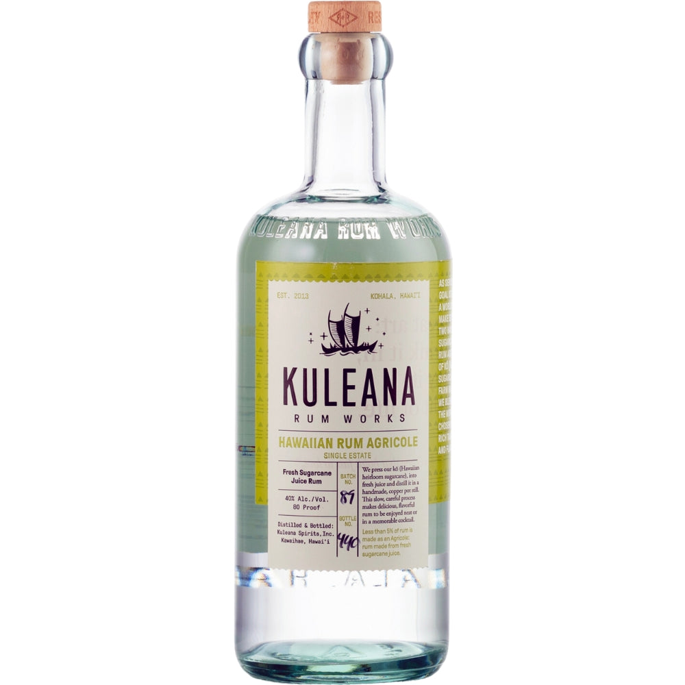 Kuleana Rum Works Hawiian Rum Agricole