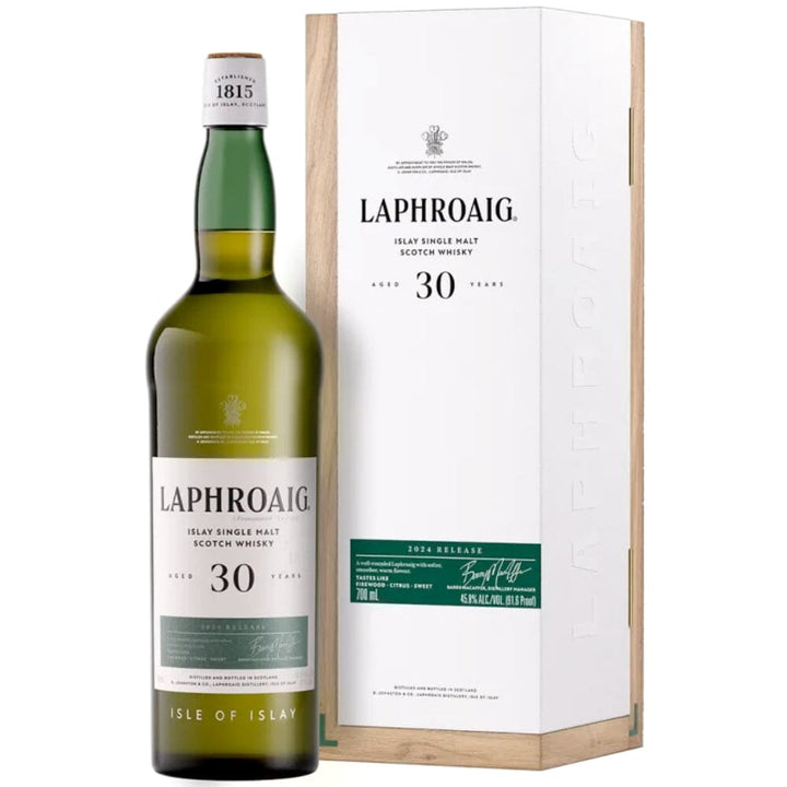 Laphroaig 30 Year Old 2024 Release Scotch Whisky Laphroaig 