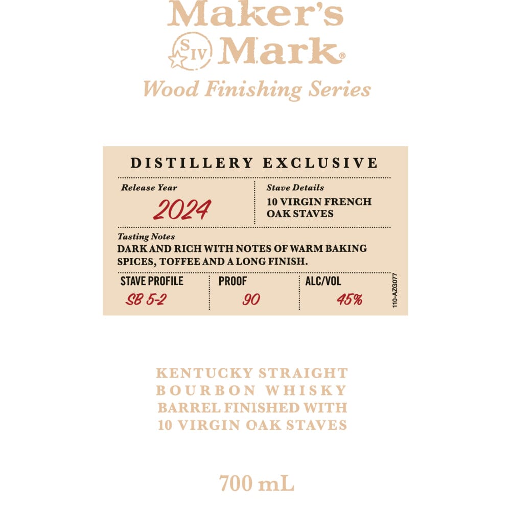 Maker’s Mark Wood Finishing Series 2024 Limited Release: Stave Profile SB 5-2 Bourbon Maker's Mark 