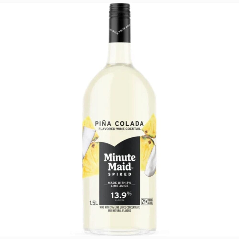 Minute Maid Spiked Pina Colada Flavored Wine Cocktail Ready-To-Drink Cocktails Minute Maid Spiked 