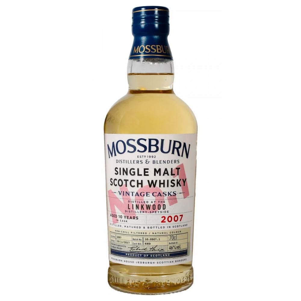 Mossburn No. 1 Linkwood Distillery Single Malt Scotch Whisky Scotch Mossburn Whisky 