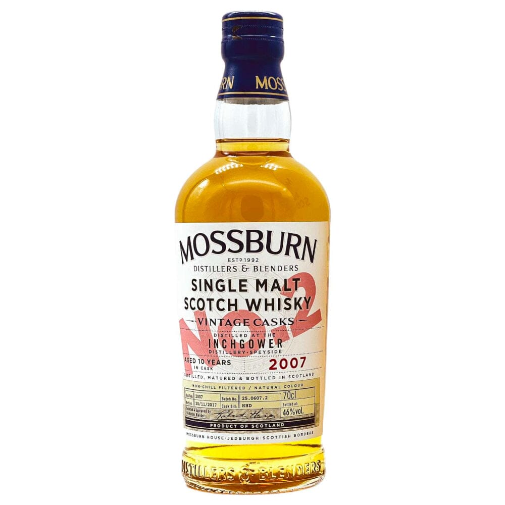 Mossburn No. 2 Inchgower Distillery Single Malt Scotch Whisky Scotch Mossburn Whisky 