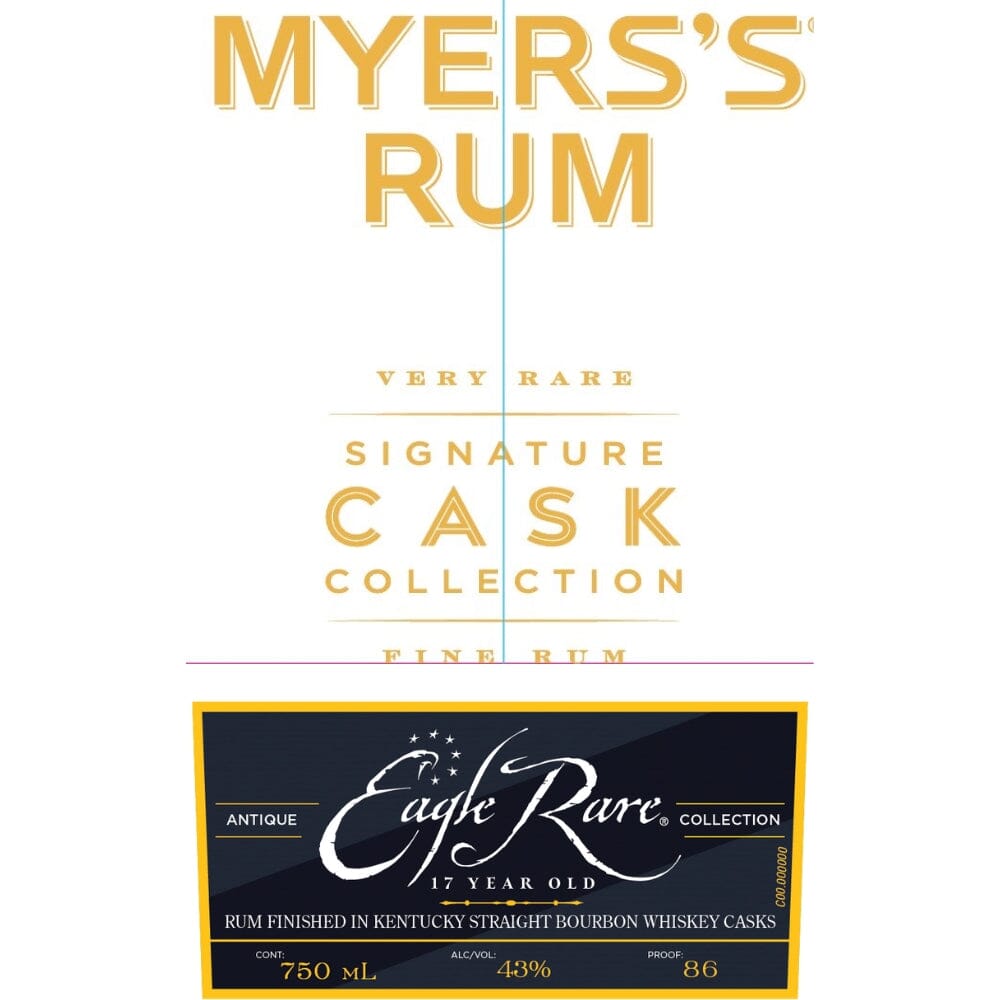 Myers’s Rum Signature Cask Collection - Eagle Rare Barrel Finished Rum Myers's Rum 