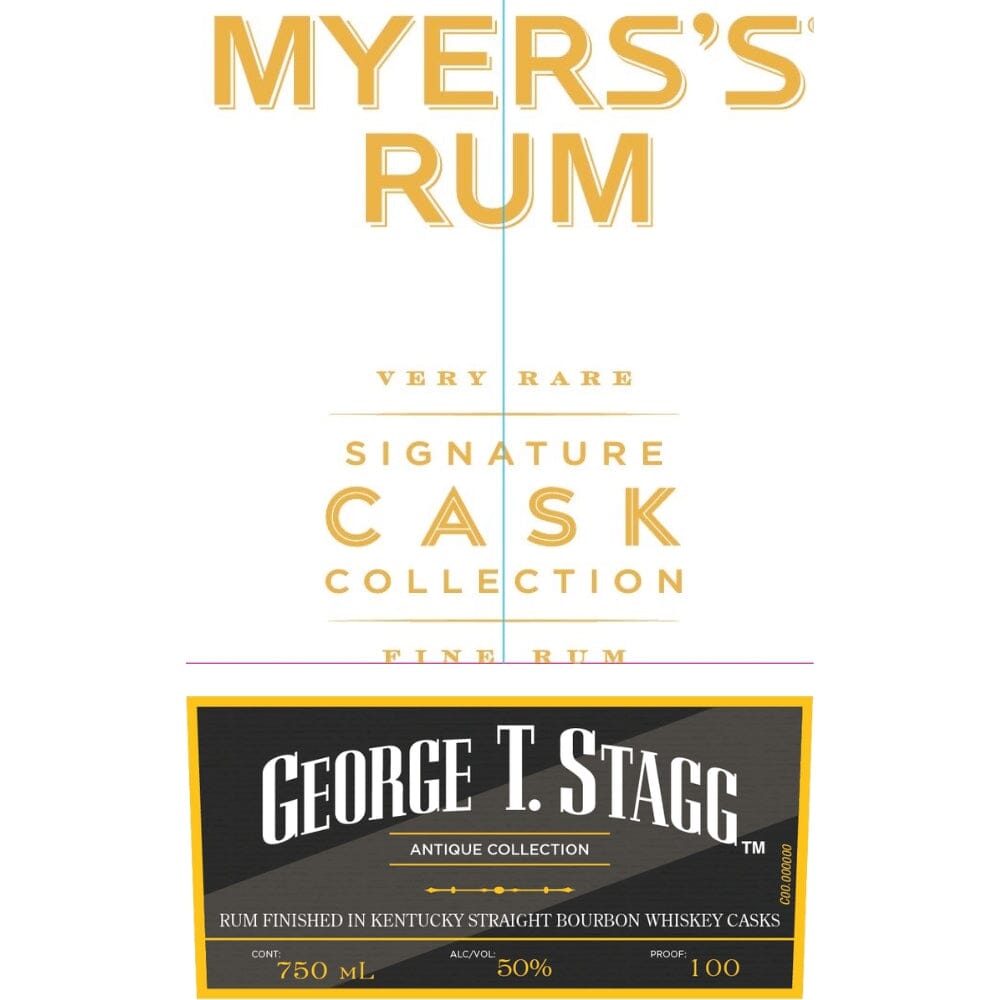 Myers’s Rum Signature Cask Collection - George T. Stagg Barrel Finished Rum Myers's Rum 