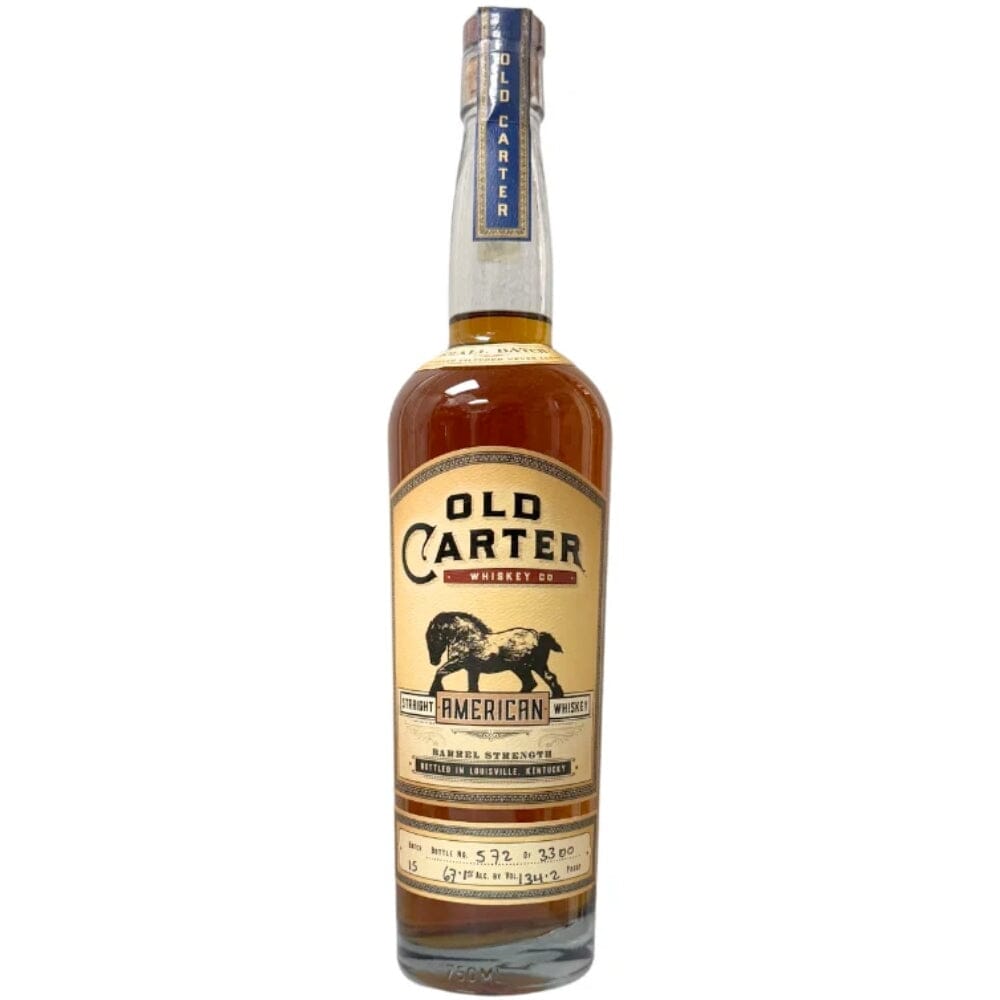 Old Carter Straight American Whiskey Small Batch 15 2025 Release American Whiskey Old Carter 
