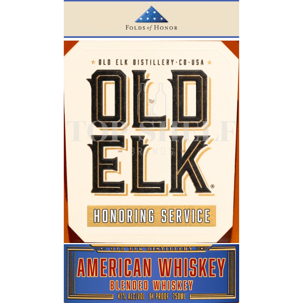 Old Elk Folds of Honor American Whiskey