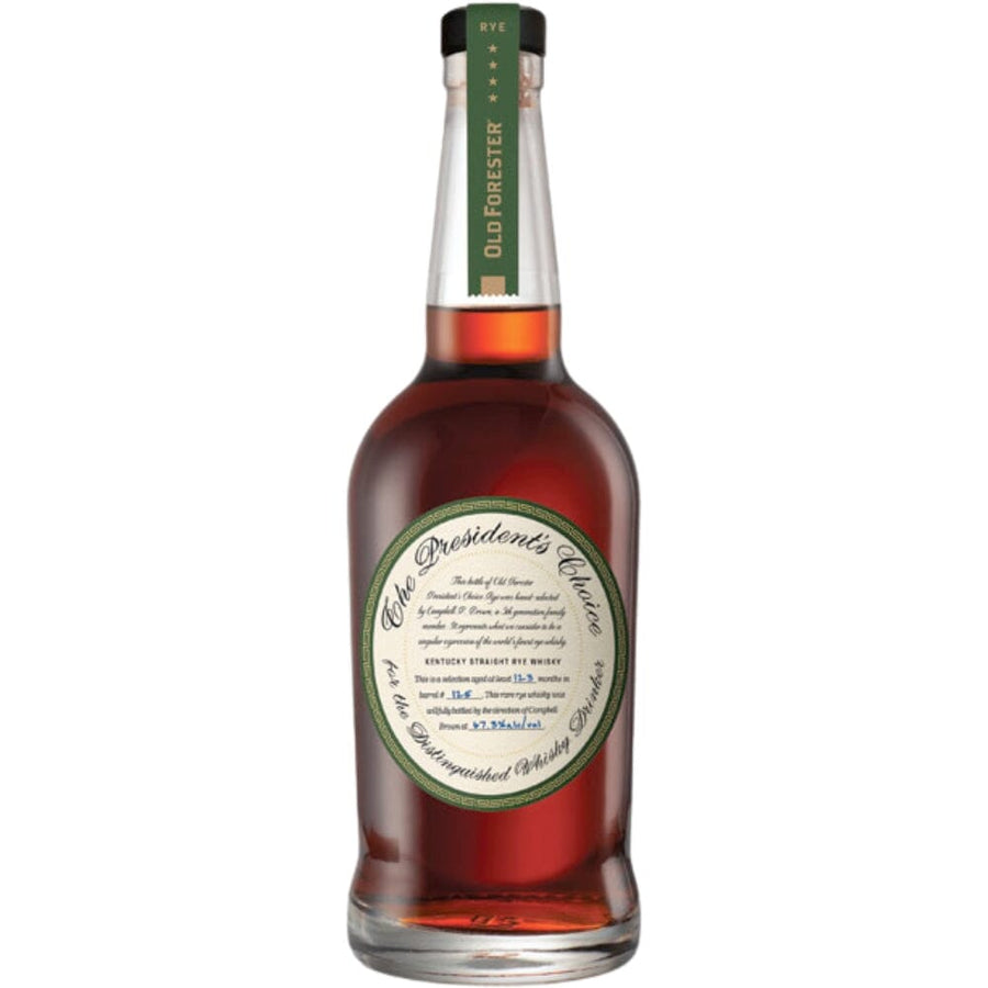 Old Forester The President's Choice Rye Whiskey Bourbon Old Forester 