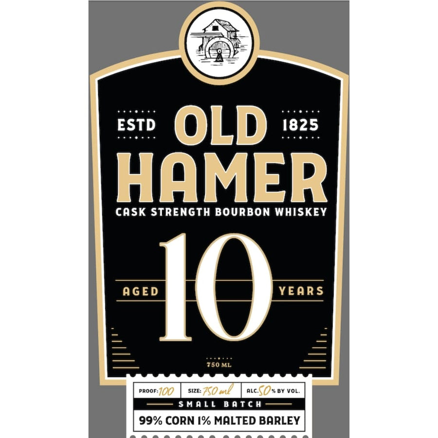 Old Hamer 10 Year Old Bourbon Bourbon Old Hamer 