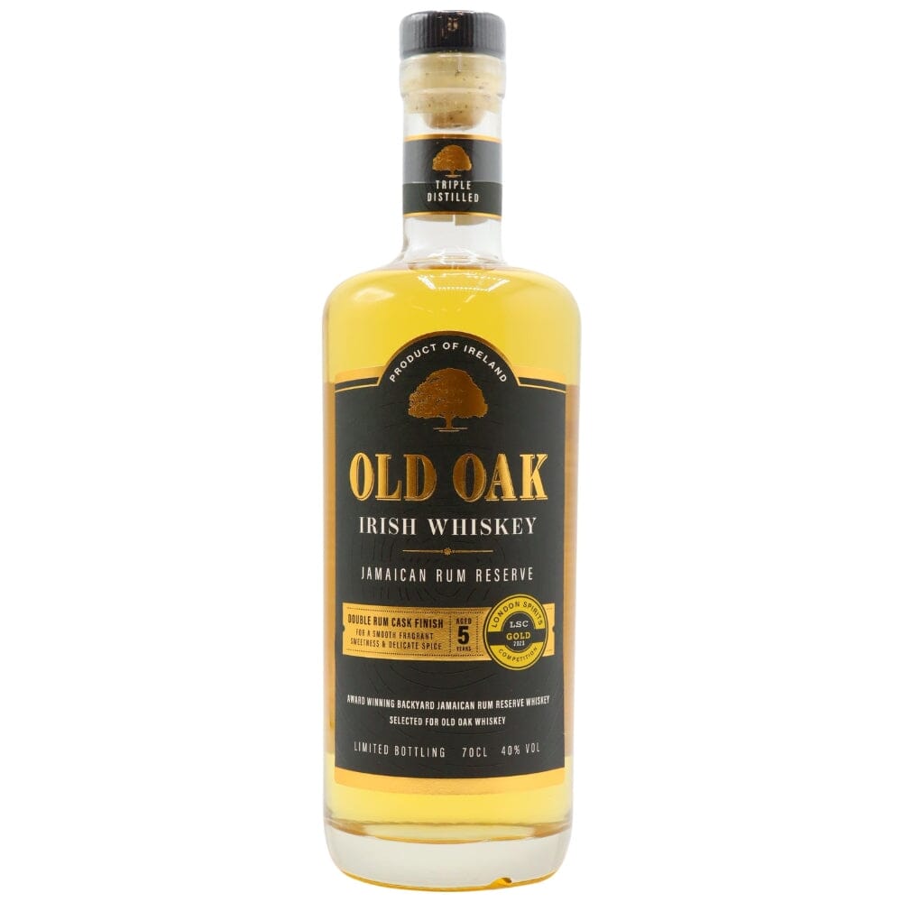 Old Oak Irish Whiskey Jamaican Rum Reserve by Jean-Claude Van Damme Irish whiskey Old Oak Irish Whiskey 