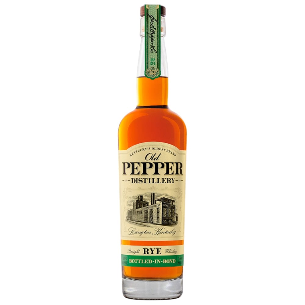 Old Pepper Bottled-in-Bond Rye Rye Whiskey James E. Pepper 