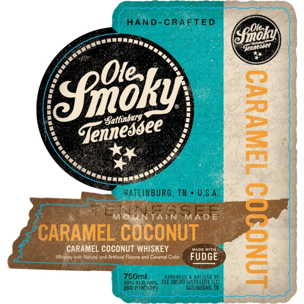 Ole Smoky Caramel Coconut Whiskey Flavored Whiskey Ole Smoky 