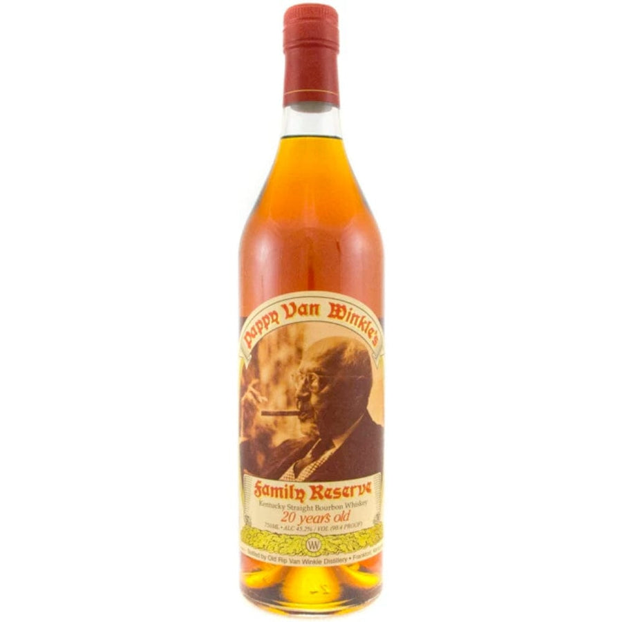 Pappy Van Winkle's Family Reserve 20 Years Old 2008 100% Stitzel-Weller Signed by Julian Van Winkle III Bourbon Pappy Van Winkle 