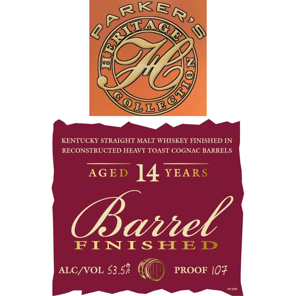 Parker's Heritage Collection 18th Edition 2024 Release Malt Whiskey Parker's Heritage 