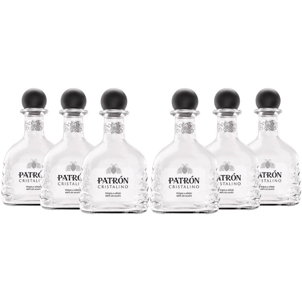 Patrón Cristalino Anejo Tequila 6pk Tequila Patron Tequila 