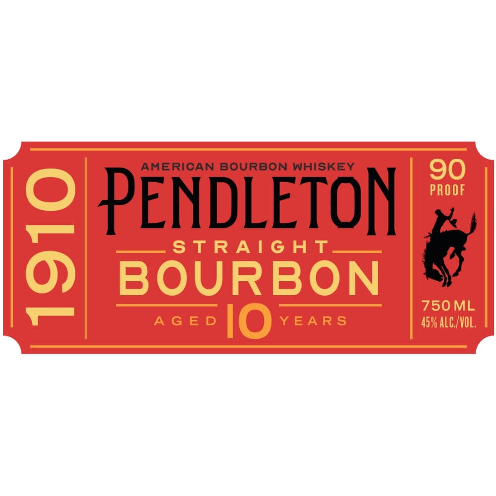 Pendleton 1910 10 Year Old Straight Bourbon Bourbon Pendleton Whisky 