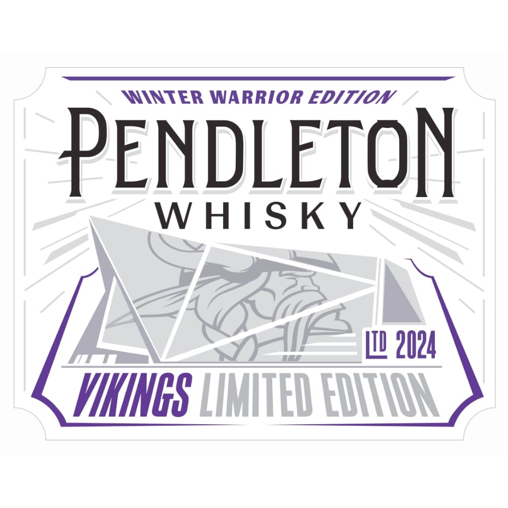 Pendleton Vikings Winter Warrior Edition 2024 Canadian Whisky Pendleton Whisky 