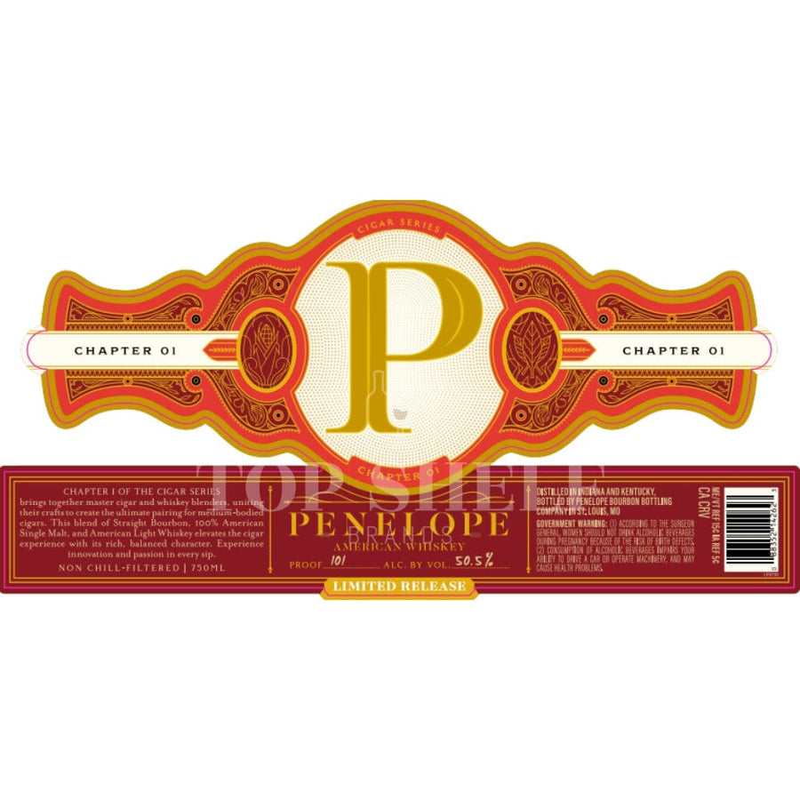 Penelope Cigar Series American Whiskey Chapter 01 American Whiskey Penelope Bourbon 