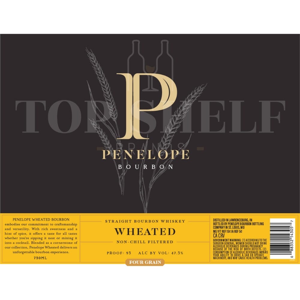 Penelope Wheated Straight Bourbon Wheated Bourbon Penelope Bourbon 