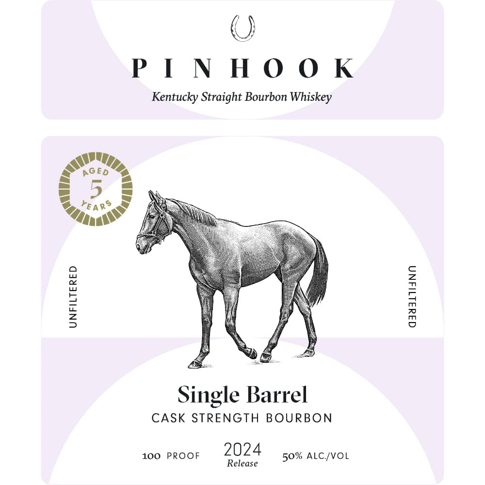 Pinhook 5 Year Single Barrel Cask Strength Bourbon 2024 Release Bourbon Pinhook Bourbon 