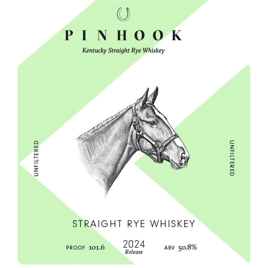 Pinhook Kentucky Straight Rye Custom Mashbill 2024 Release Rye Whiskey Pinhook Bourbon 