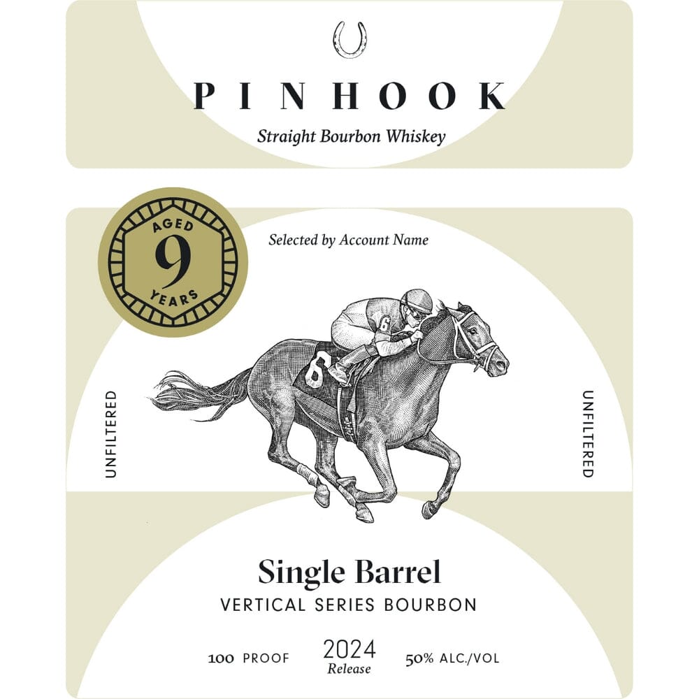 Pinhook 9 Year Old Single Barrel Vertical Series Bourbon 2024 Release Bourbon Pinhook Bourbon 