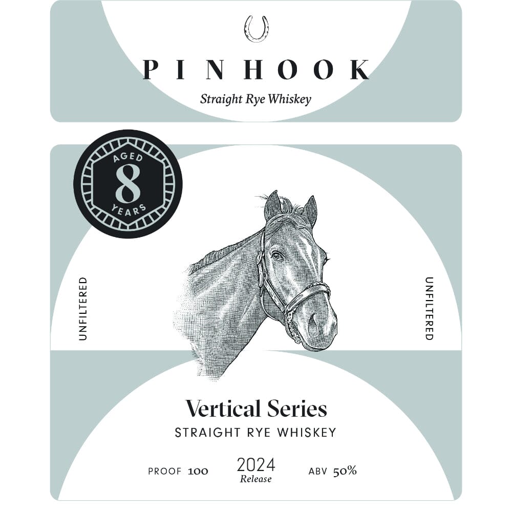 Pinhook Vertical Series 8 Year Old Straight Rye 2024 Release Rye Whiskey Pinhook Bourbon 
