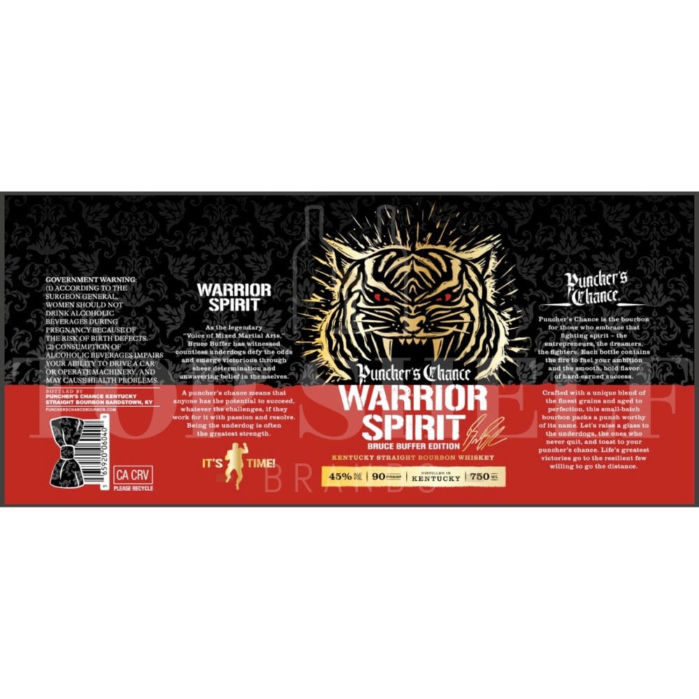 Puncher’s Chance Warrior Spirit Bruce Buffer Edition Bourbon Puncher's Chance 