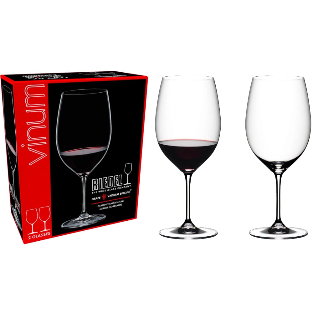 Customized Riedel Vinum Bordeaux Wine Glass