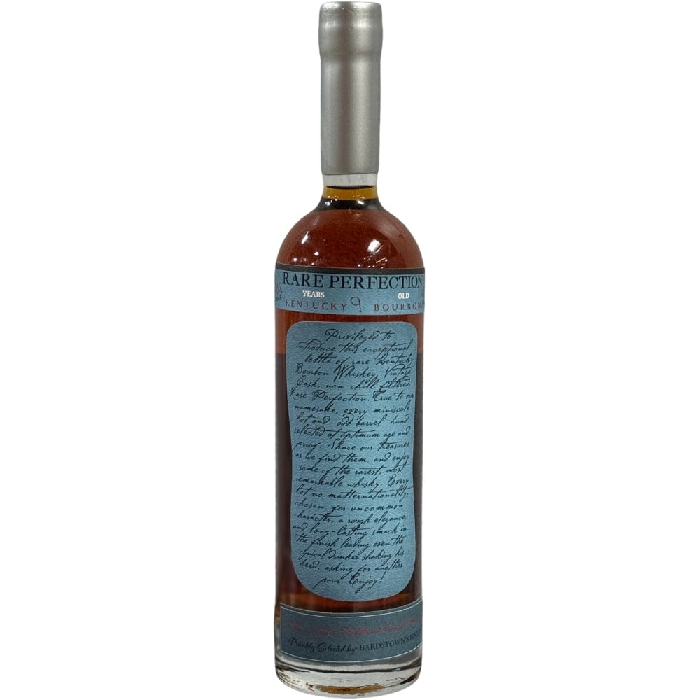 Rare Perfection 9 Year Old Uncut and Unfiltered Cask Strength Single Barrel Bourbon Privately Selected by Bardstown's Finest 128.9 Proof Bourbon Rare Perfection 