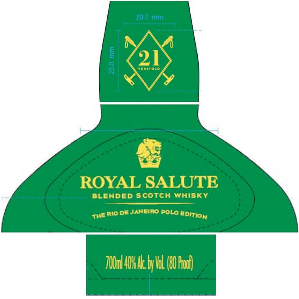 Royal Salute The Rio de Janeiro Polo Edition 21 Year Old Scotch Royal Salute 
