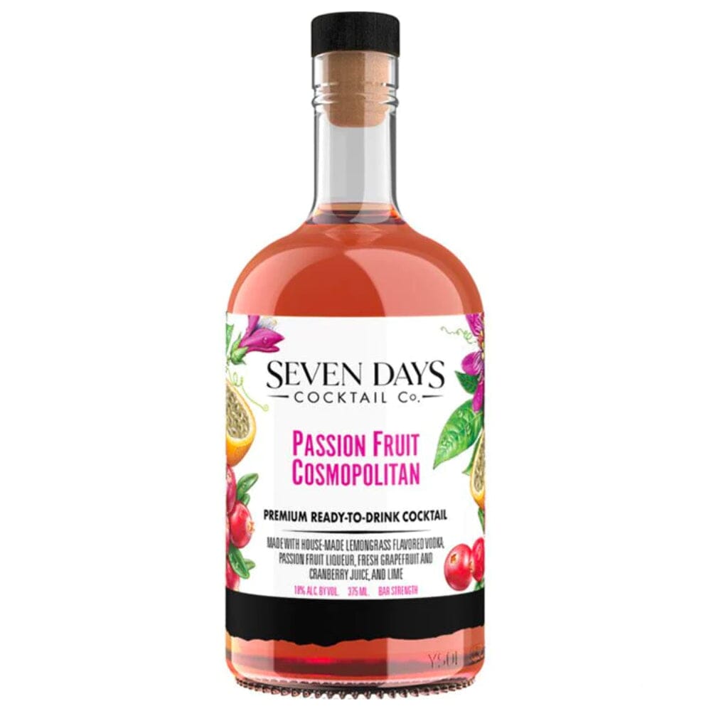 Seven Days Cocktail Co. Passion Fruit Cosmopolitan 375ML Cocktail Seven Days Cocktail Co. 