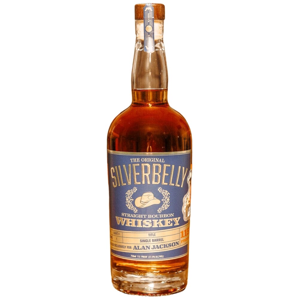 Silverbelly 5.5 Year Old Single Barrel Bourbon by Alan Jackson Bourbon Silverbelly Whiskey 