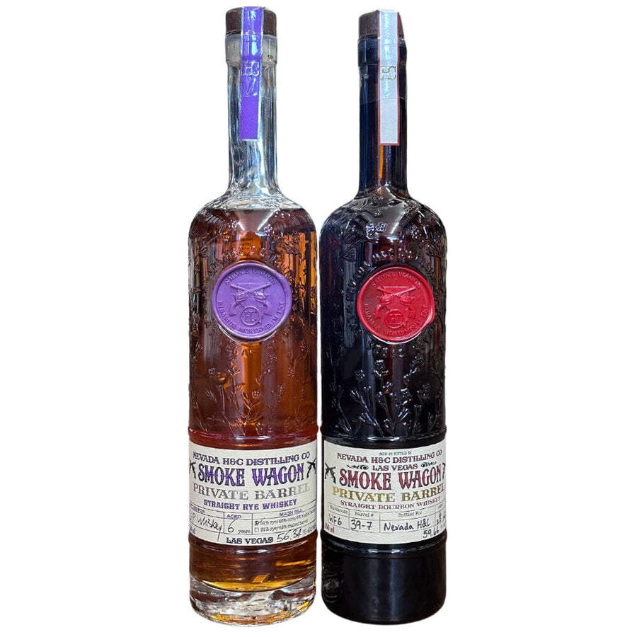 Smoke Wagon Private Barrel x Sip Whiskey Bundle Whiskey Smoke Wagon Bourbon 