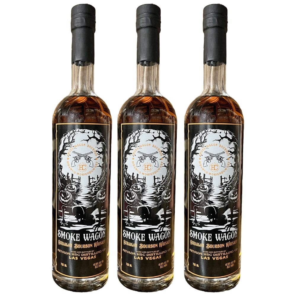 Smoke Wagon Straight Bourbon Glow In The Dark Halloween Edition 2024 3pk Bourbon Smoke Wagon Bourbon 