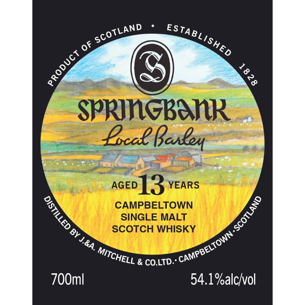 Springbank 13 Year Old Local Barley Scotch Springbank 