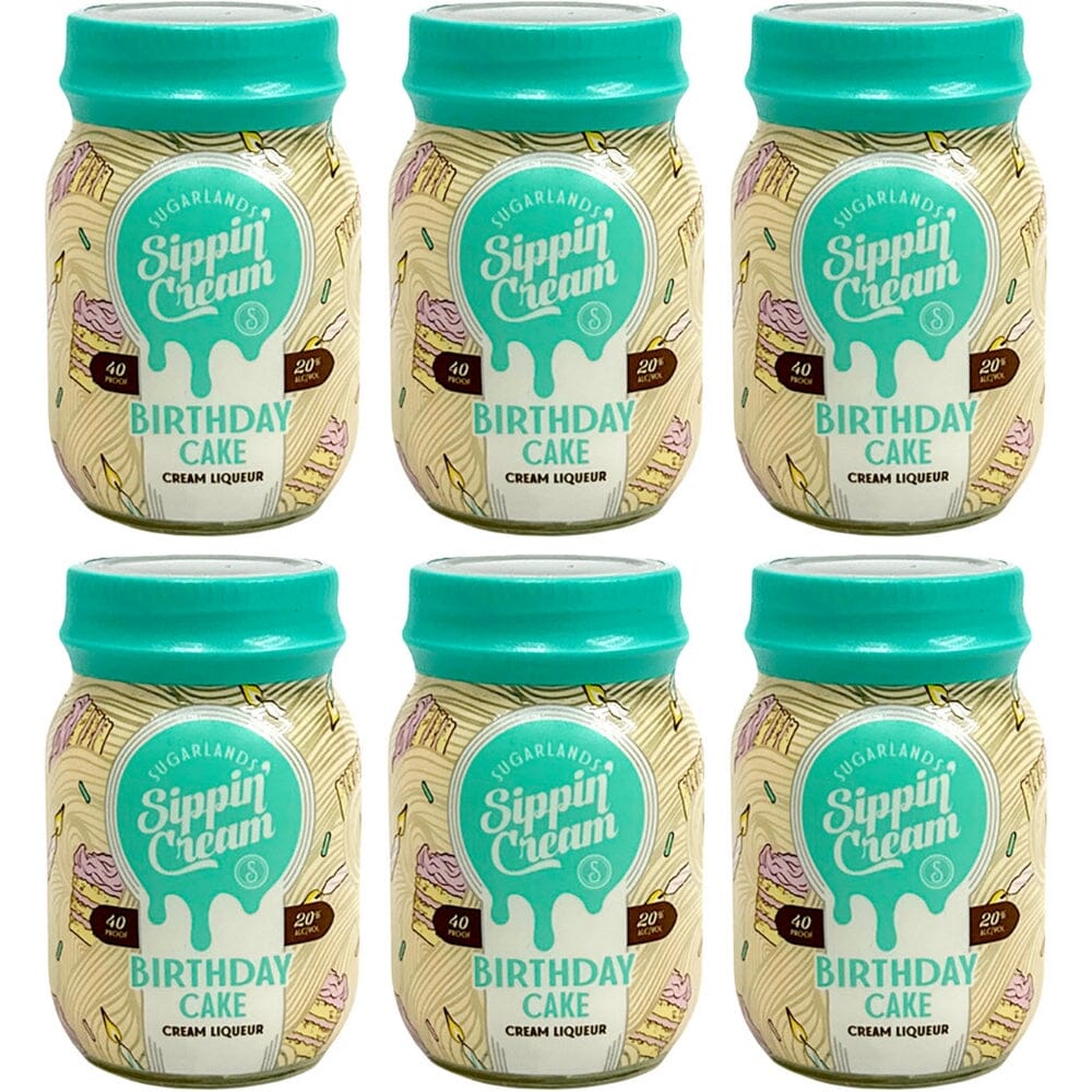 Sugarlands Sippin' Cream Birthday Cake 50ml 6pk Liqueur Sugarlands Distilling Company 