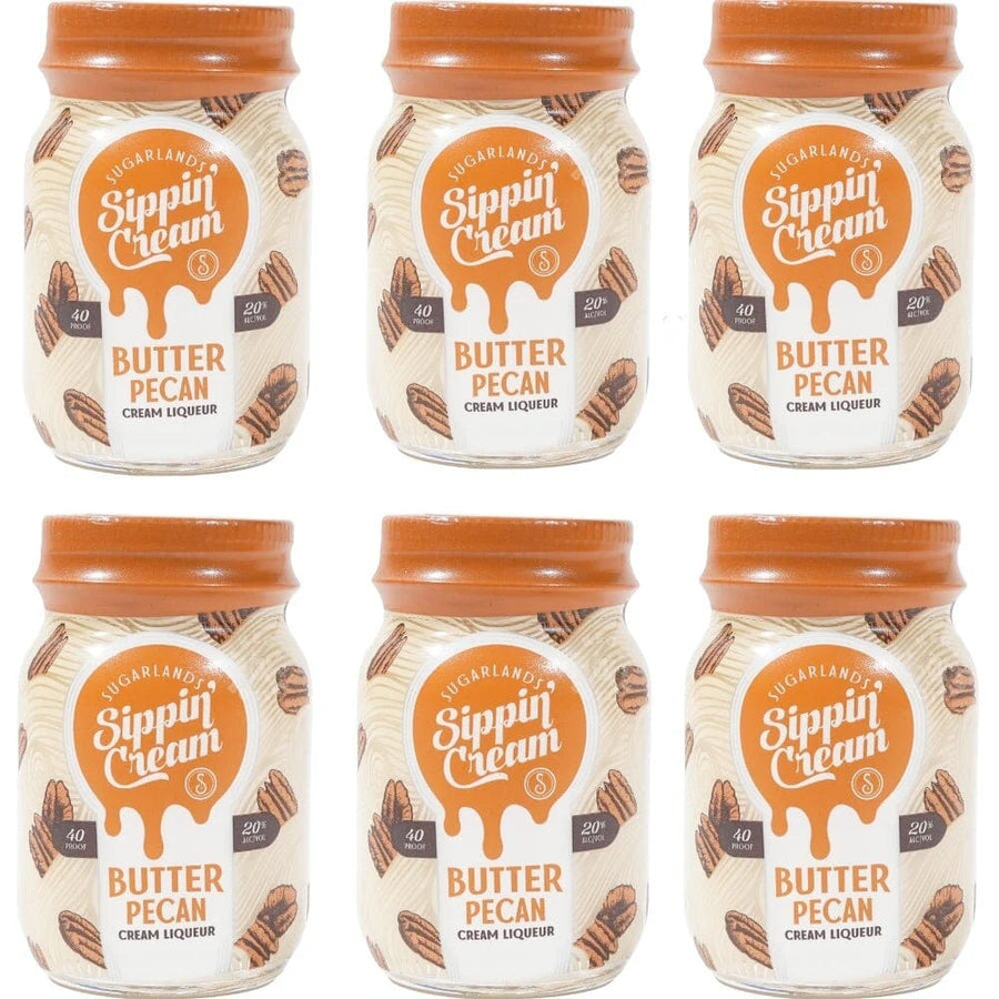 Sugarlands Sippin' Cream Butter Pecan 50ml 6pk Liqueur Sugarlands Distilling Company 