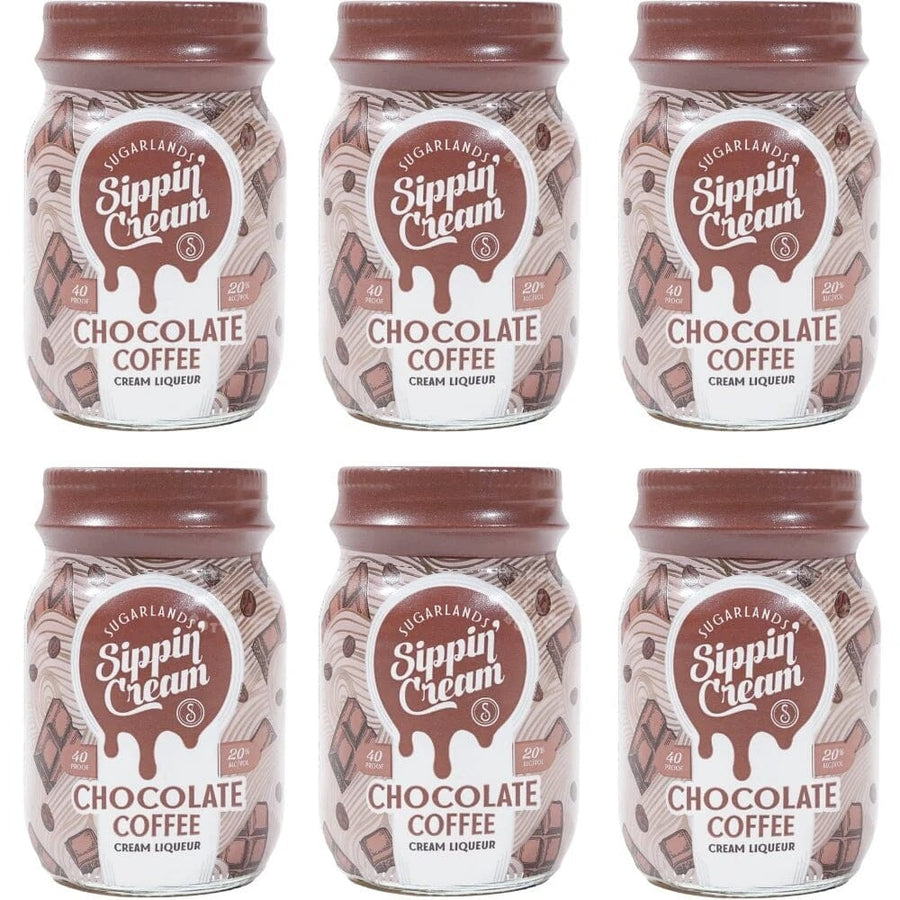 Sugarlands Sippin' Cream Chocolate Coffee 50ml 6pk Liqueur Sugarlands Distilling Company 