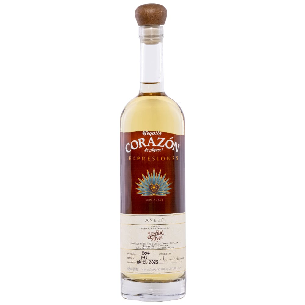 Corazon Sazerac Rye Expresiones Añejo Tequila 2023 Release Tequila Expresiones Del Corazón 