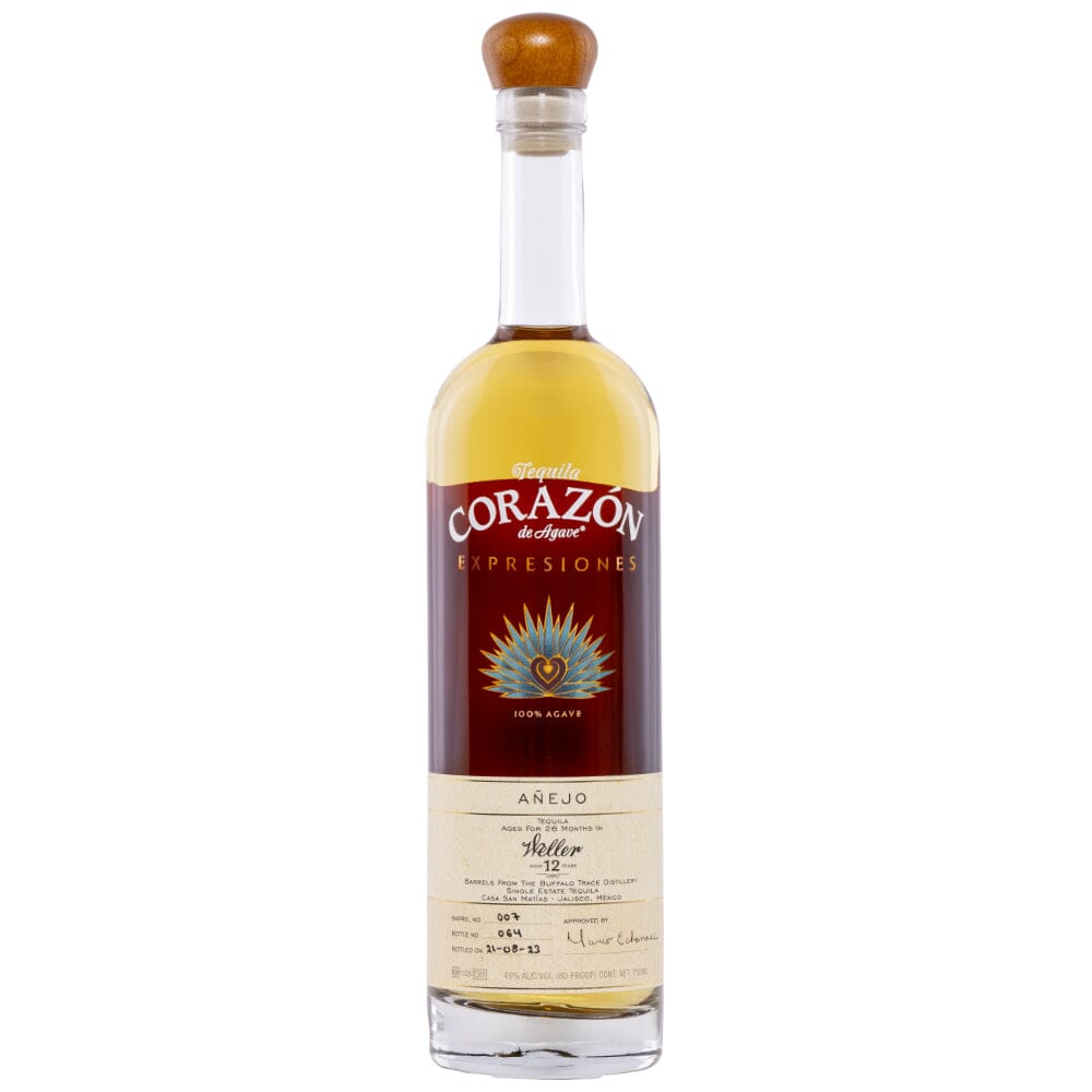 Corazon Weller 12 Expresiones Añejo Tequila 2023 Release Tequila Expresiones Del Corazón 