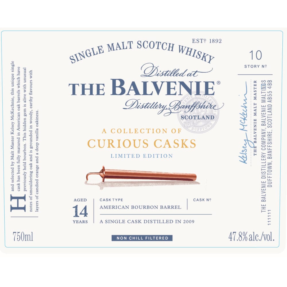 The Balvenie A Collection of Curious Casks 14 Year Old Scotch Whisky The Balvenie 