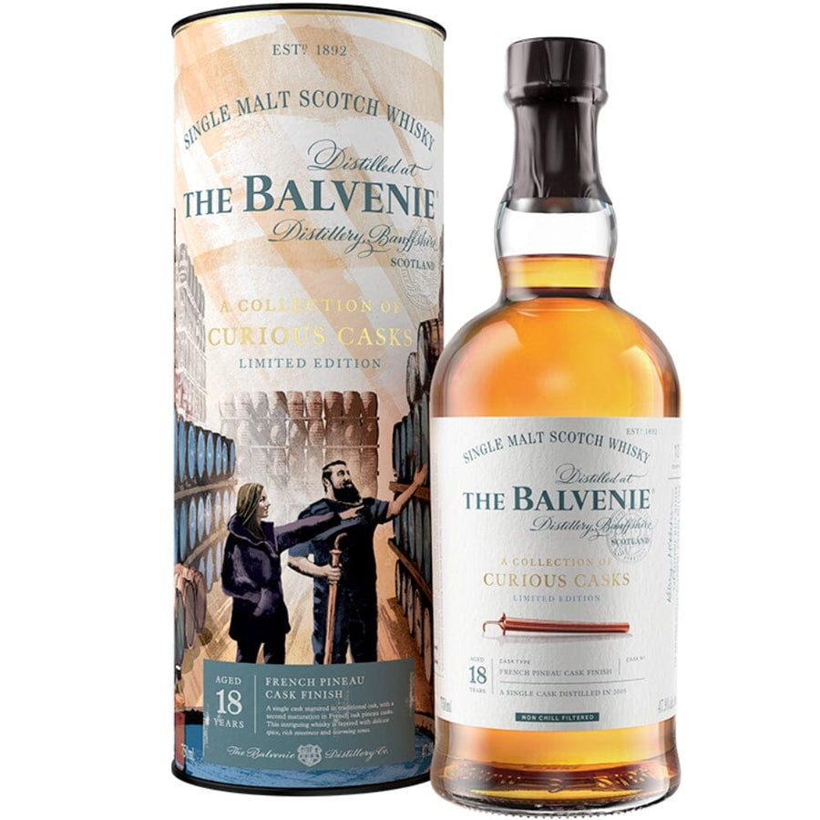 The Balvenie A Collection of Curious Casks 18 Year Old Scotch Whisky The Balvenie 